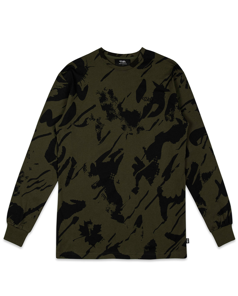 camo long sleeve shirt