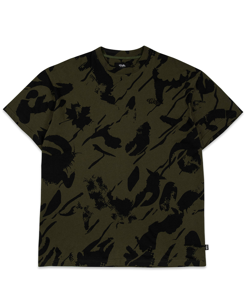 [STIGMA] Camouflage STGM Semi-oversized T-shirts /追跡付 스티그마 - STIGMA [VATOS SOCIETY]