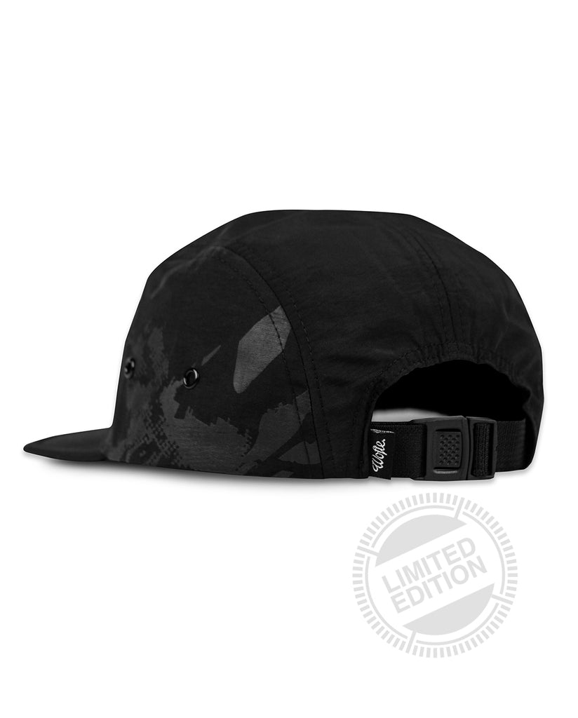 Carp fishing cap wofte x nash WCXNT 5 panel rear view