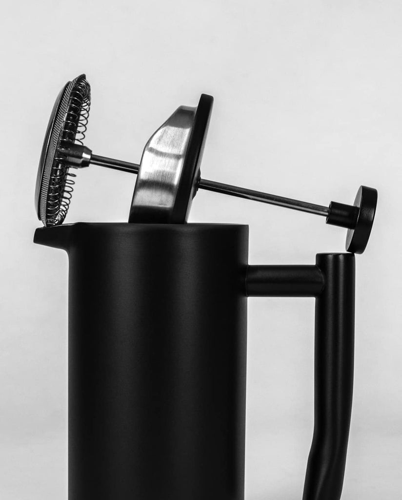 WOFTE CARP FISHING CLOTHING THERMAL FRENCH PRESS COFFEE MAKER CLOSE UP 2