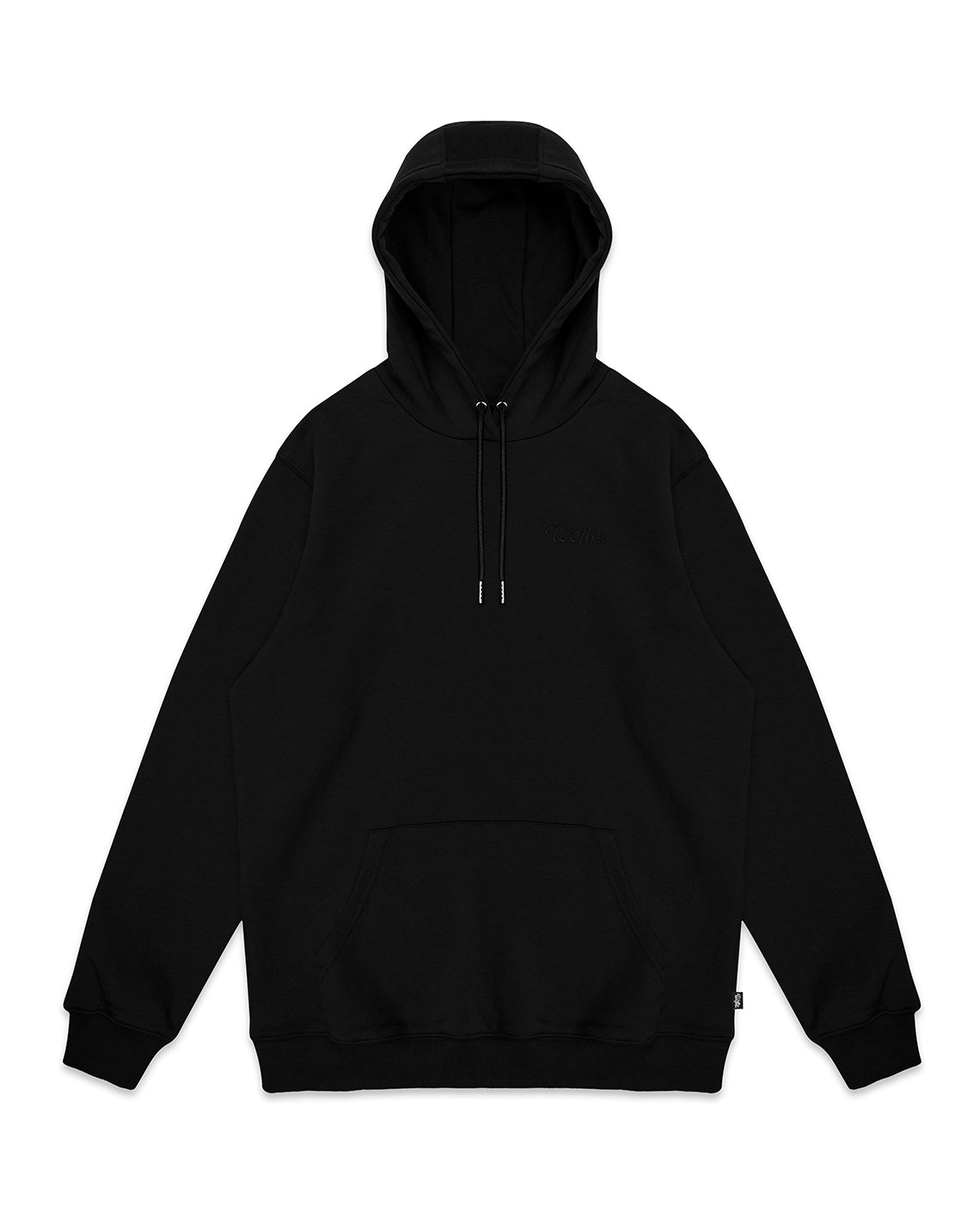 staple black oversized hoodie