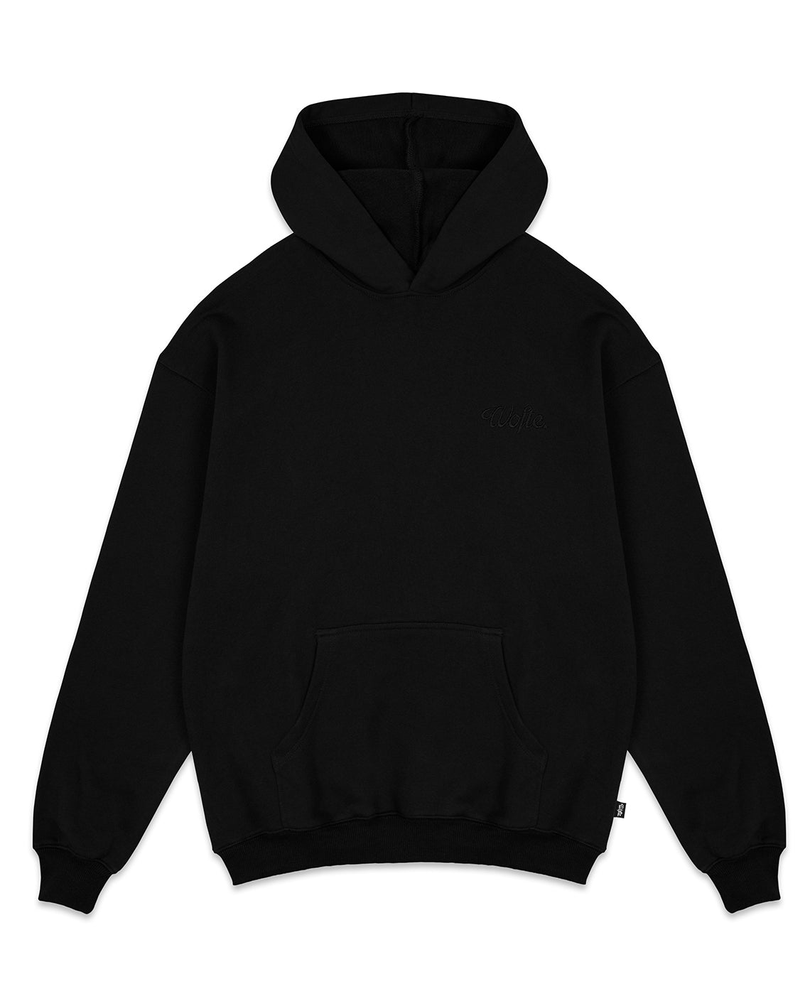 staple black oversized hoodie