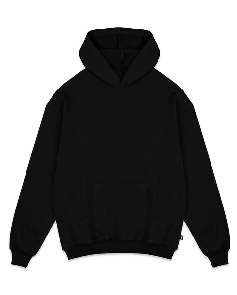 Plain black hoodie with white strings online